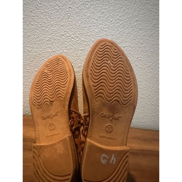 NWOT Cat & Jack Tan with Leopard Design Size 10 - Picture 8 of 9